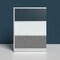 Luxor Expanse Modular Wall Room Divider System - Black Frame - 53" x 70" Starter Wall MW-5370-FCGB - alternate 3